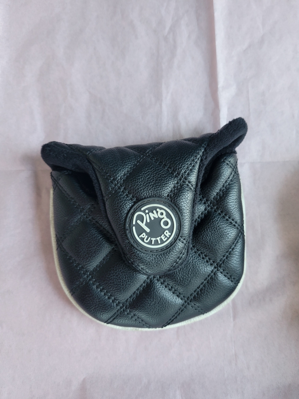 Ping Quilted Golf Putter Headcover with Magnetic Closure